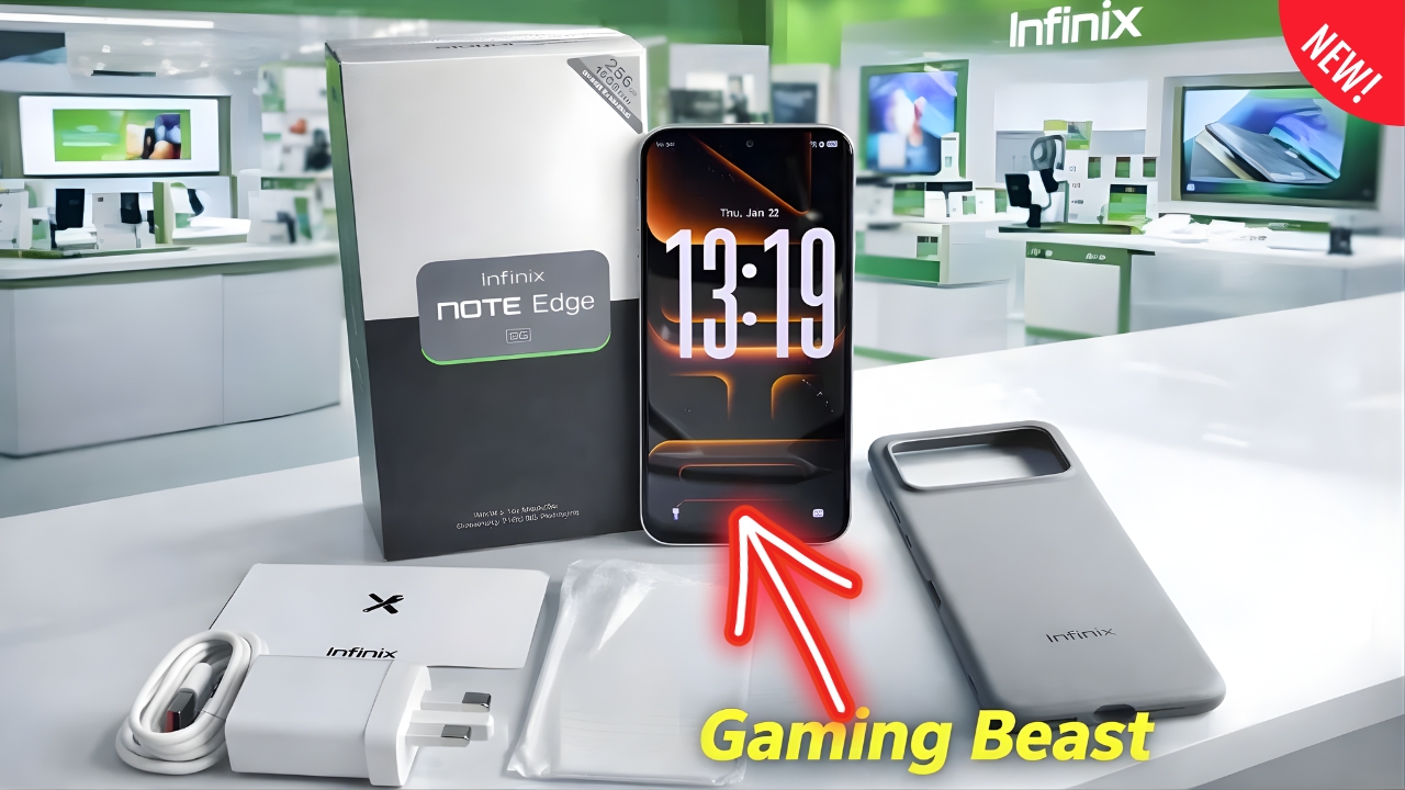 Infinix NOTE Edge Launched – 250MP Camera, 8000mAh Battery and 90W Fast Charging