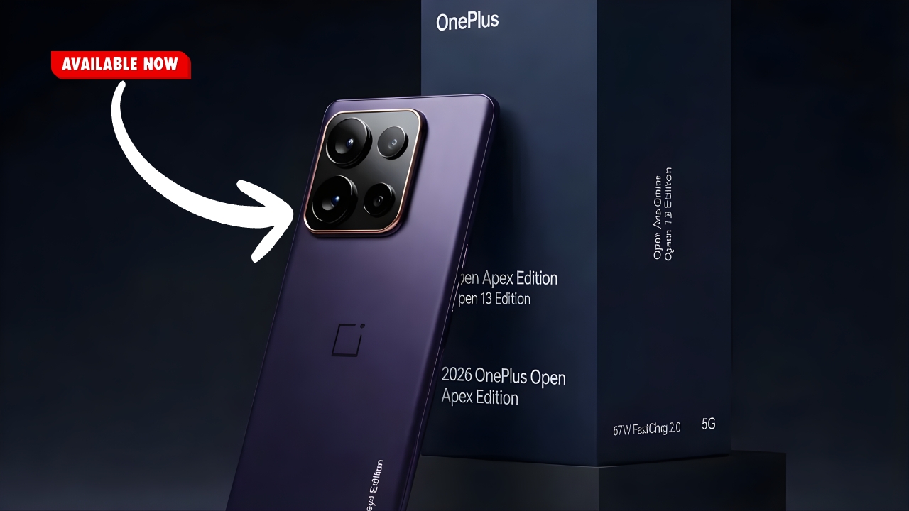 OnePlus Open Apex Edition Launched - 8000mAh Battery, Next-Gen Foldable Design & Flagship Features